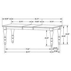 Madelyn - Rectangular Dining Table Set