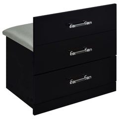 Danbury - 3-Drawer Makeup Vanity & Stool Set