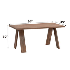 Sarha - Dining Table - Walnut Finish