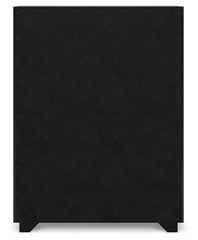 Londer - Black - Five Drawer Chest