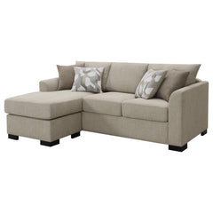 Storey - Upholstered Sleeper Sectional Chaise Sofa