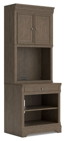Janismore - Weathered Gray - Bookcase