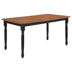 Hollyoak - Rectangular Wood Dining Table - Walnut