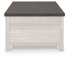 Dorrinson - White / Black / Gray - Lift Top Cocktail Table