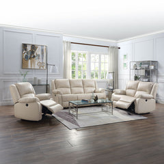 Zuriel - Power Motion Loveseat With USB - Beige