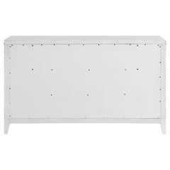 Marielle - 6 Drawer Bedroom Dresser - Distressed White