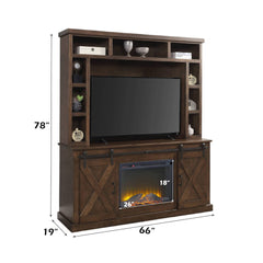 Aksel - Entertainment Center - Walnut