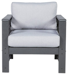 Amora - Charcoal Gray - Lounge Chair w/Cushion (Set of 2)