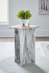 Keithwell - Gray - Square Accent Table