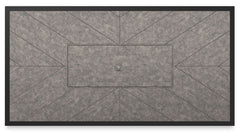 Beachcroft - Rectangular Fire Pit Table - Black / Light Gray