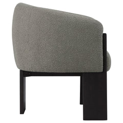 Valdez - Boucle Upholstered Barrel Back Accent Chair