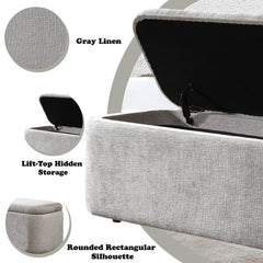 Orane - Bench With Storage - Gray