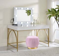 Avery - Accent Mirror - White