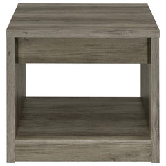 Felix - 1-Drawer Engineered Wood Side End Table - Gray Driftwood