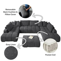 Chosen - Sectional Sofa With 3 Pillows