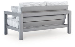 Moonlight View - Gray - Loveseat With Cushion