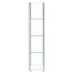 Bellatrix - 4-Shelf Clear Glass Curio Cabinet