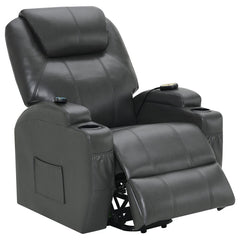 Sanger - Upholstered Power Lift Recliner Chair With Massage