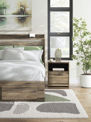 Elbrim - One Drawer Night Stand - Brown