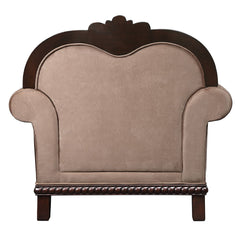 Chateau De Ville - Chair With Pillow (Same Lv01590) - Fabric & Espresso
