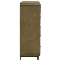 Amsbury - 5-Drawer Chest Of Drawers - Nutmeg