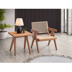 Velentina - Accent Chair - Rattan & Natural