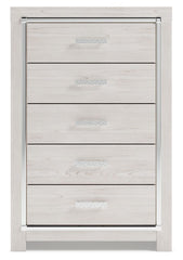 Altyra - White - Five Drawer Chest