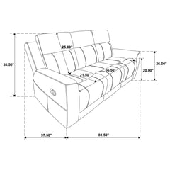 Brentwood - Upholstered Motion Reclining Sofa