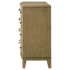 Granada - 8-Drawer Dresser Cabinet - Natural Pine