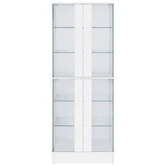 Cabra - 4-door LED Curio Display Cabinet