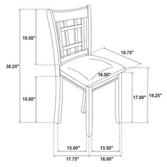 Lavon - 5-Piece Oval Extension Leaf Dining Set