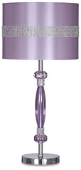 Nyssa - Purple - Metal Table Lamp