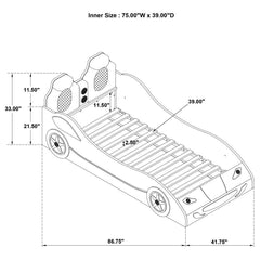 Cruiser - Wood LED Car Bed