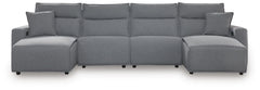 Modmax II - Reclining Sectional - Salt And Pepper