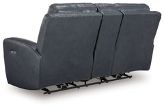 Next Move - Power Reclining Loveseat With Console / Adjustable Headrest