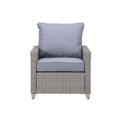 Greeley - Patio Set - Gray Fabric & Gray Finish