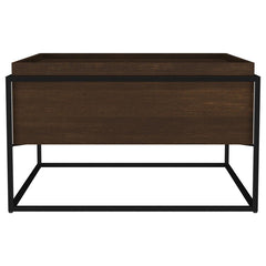 Fulton - 30" Square - Mango Wood Coffee Table - Dark Brown