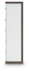 Kendanport - Five Drawer Chest - Brown / White