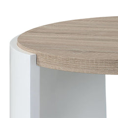 Zoma - Coffee Table - Oak & White High