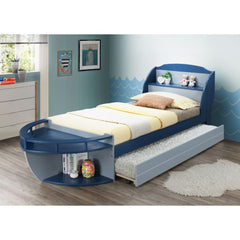 Neptune II - Twin Bed - Gray & Navy