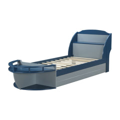 Neptune II - Twin Trundle - Gray