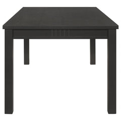 Marbrisa - Rectangular Wood Dining Table - Matte Black