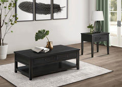 Concord - Coffee And End Table Set Distressed