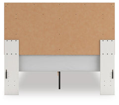 Zuraleus - Upholstered Panel Platform Bed With Roll Slats