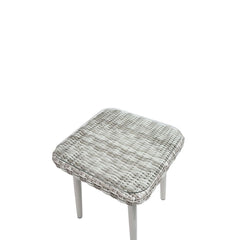 Tashay - 3 Piece Patio Bistro Set - Green Fabric & Beige Wicker