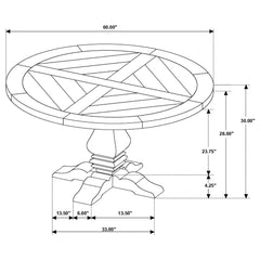 Florence - Round Dining Table Set