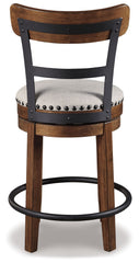 Valebeck - Full Back Swivel Stool