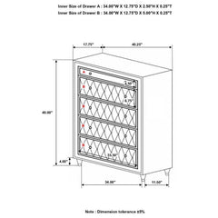 Antonella - 5-Drawer Bedroom Chest