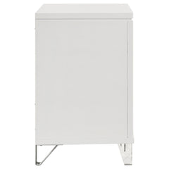 Marmore - 2-Drawer Nightstand Bedside Table - White