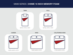 10 Inch Chime Memory Foam - Firm Memory Foam Mattress